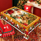 🎅 Christmas Tablecloth | Round & Rectangle