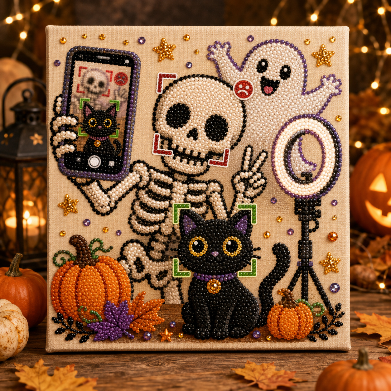 🎃 Absurd Halloween Moments Pearl Art Kit
