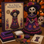 DIY Patchwork Doll Sewing Kit 🎃 Create Your Own Handmade Fabric Doll