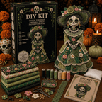DIY Patchwork Doll Sewing Kit 🎃 Create Your Own Handmade Fabric Doll