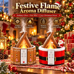 🎄 MerryMist Weihnachts-Lagerfeuer-Aroma-Diffusor – Gemütliches Flammenlicht, festlicher Nebel & beza