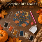 👻✨ 🎃 DIY Spooky Hanging Ornament Kit | Sparkling Halloween Diamond Art Decoration For Fall Home Decor