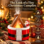 🎄 MerryMist Weihnachts-Lagerfeuer-Aroma-Diffusor – Gemütliches Flammenlicht, festlicher Nebel & beza