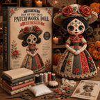 DIY Patchwork Doll Sewing Kit 🎃 Create Your Own Handmade Fabric Doll