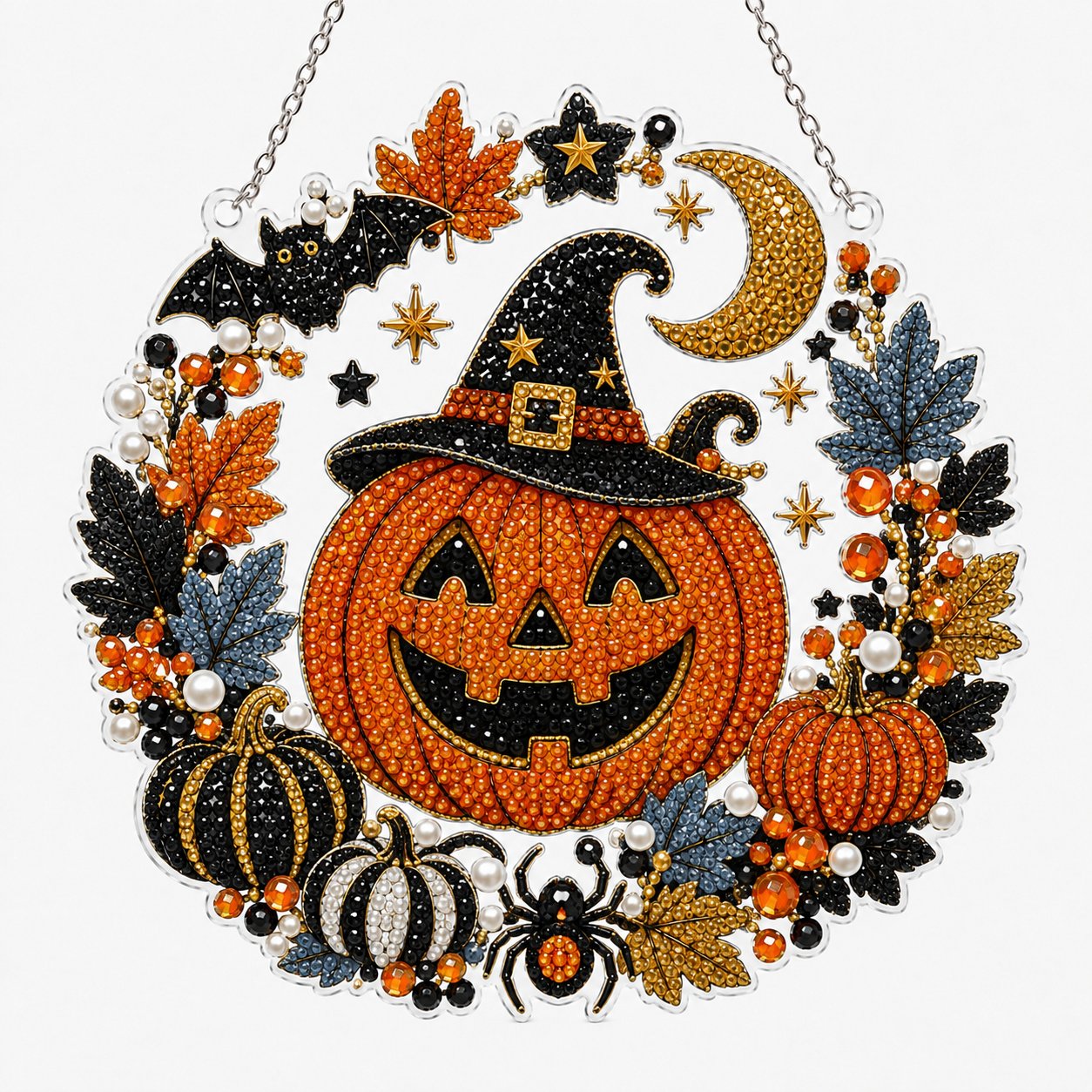🔥LAST DAY 50% OFF - 👻✨ DIY Spooky Hanging Ornament Kit | Cute Handmade Decor for Holidays, Parties & Home Displays