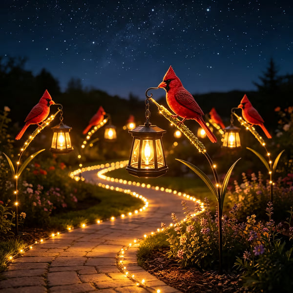 🐦 Bring Your Garden To Life With A Charming Solar Cardinal Light