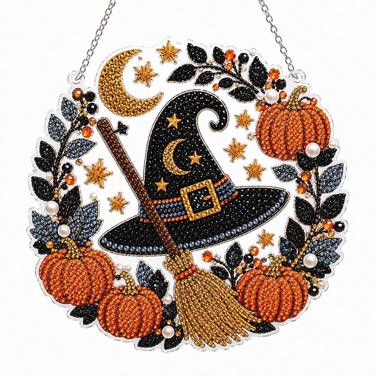 🔥LAST DAY 50% OFF - 👻✨ DIY Spooky Hanging Ornament Kit | Cute Handmade Decor for Holidays, Parties & Home Displays