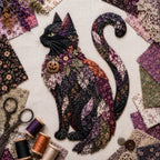 🎃 Halloween Patchwork Scrap Fabric DIY Kit