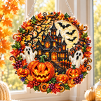 🎃 Halloween Sparkle Diamond Art Hanging Ornaments