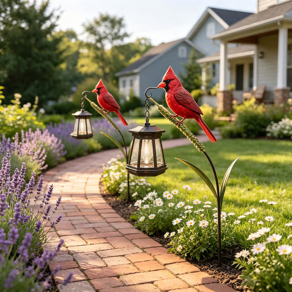 🐦 Bring Your Garden To Life With A Charming Solar Cardinal Light