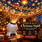 🎅 Turn Any Room Into a Christmas Wonderland – Holiday Projection Night Light