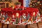 🎅 Christmas Tablecloth | Round & Rectangle
