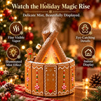 🎄 MerryMist Weihnachts-Lagerfeuer-Aroma-Diffusor – Gemütliches Flammenlicht, festlicher Nebel & beza