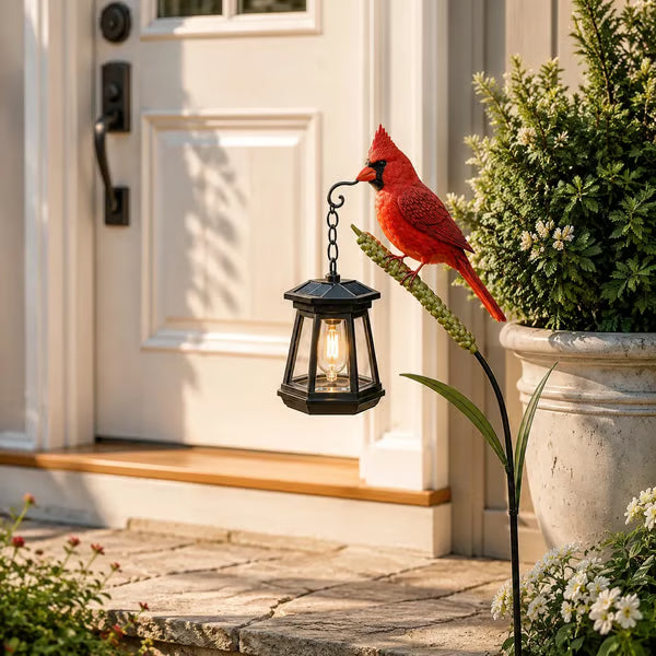 🐦 Bring Your Garden To Life With A Charming Solar Cardinal Light