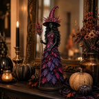 🧙 Enchanted Fall Witch Statue – Autumn Magic