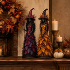 🧙 Enchanted Fall Witch Statue – Autumn Magic