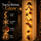 🔥 Special offer – 49% OFF 🎄 MerryCascade™ Glowing Christmas Door Hanger | 6 Designs ✨