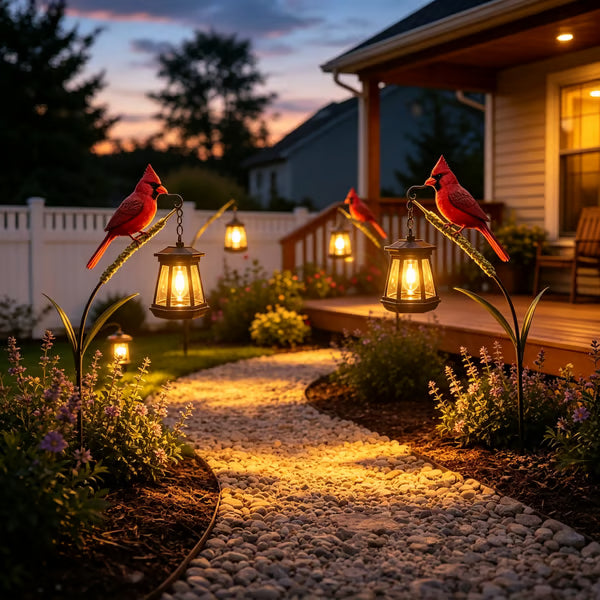 🐦 Bring Your Garden To Life With A Charming Solar Cardinal Light