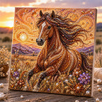 Highland Cow Pearl Art DIY Kit – Relaxing DIY Craft to Create Stunning Coastal Artwork
