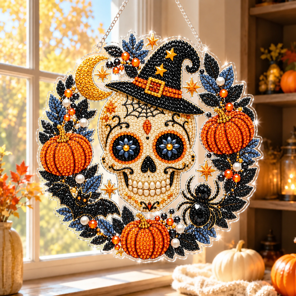 👻✨ DIY Spooky Hanging Ornament Kit | Cute Handmade Decor for Holidays, Parties & Home Displays