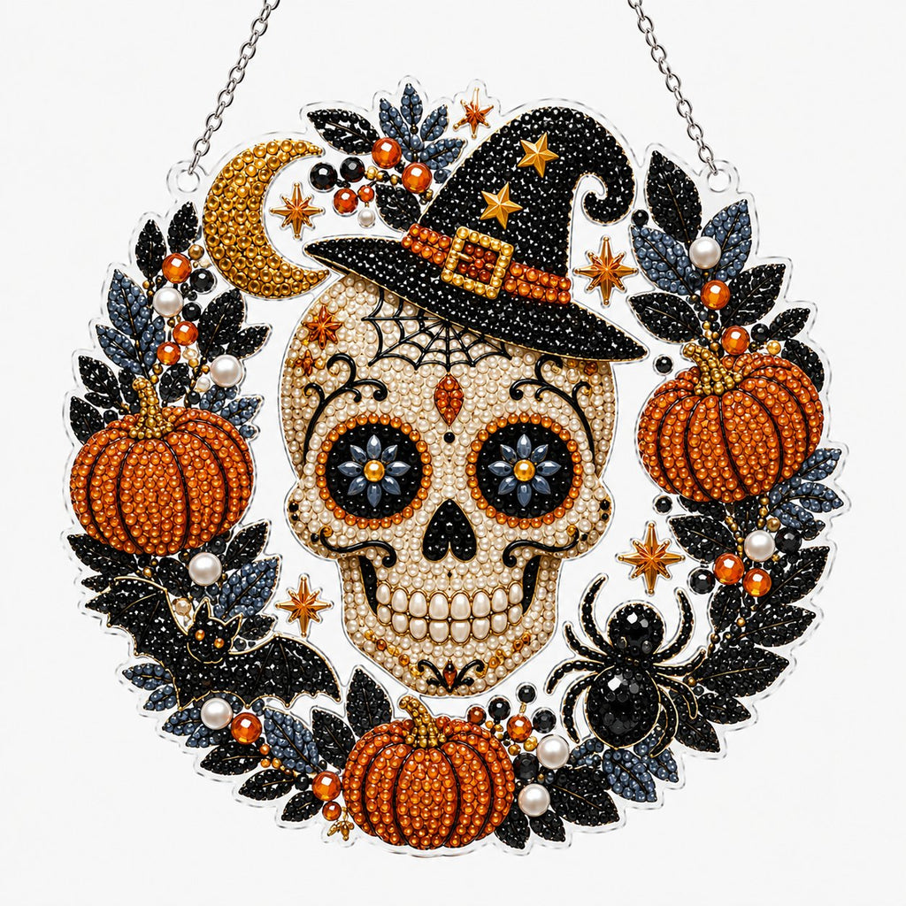 🔥LAST DAY 50% OFF - 👻✨ DIY Spooky Hanging Ornament Kit | Cute Handmade Decor for Holidays, Parties & Home Displays