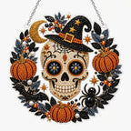 👻✨ 🎃 DIY Spooky Hanging Ornament Kit | Sparkling Halloween Diamond Art Decoration For Fall Home Decor