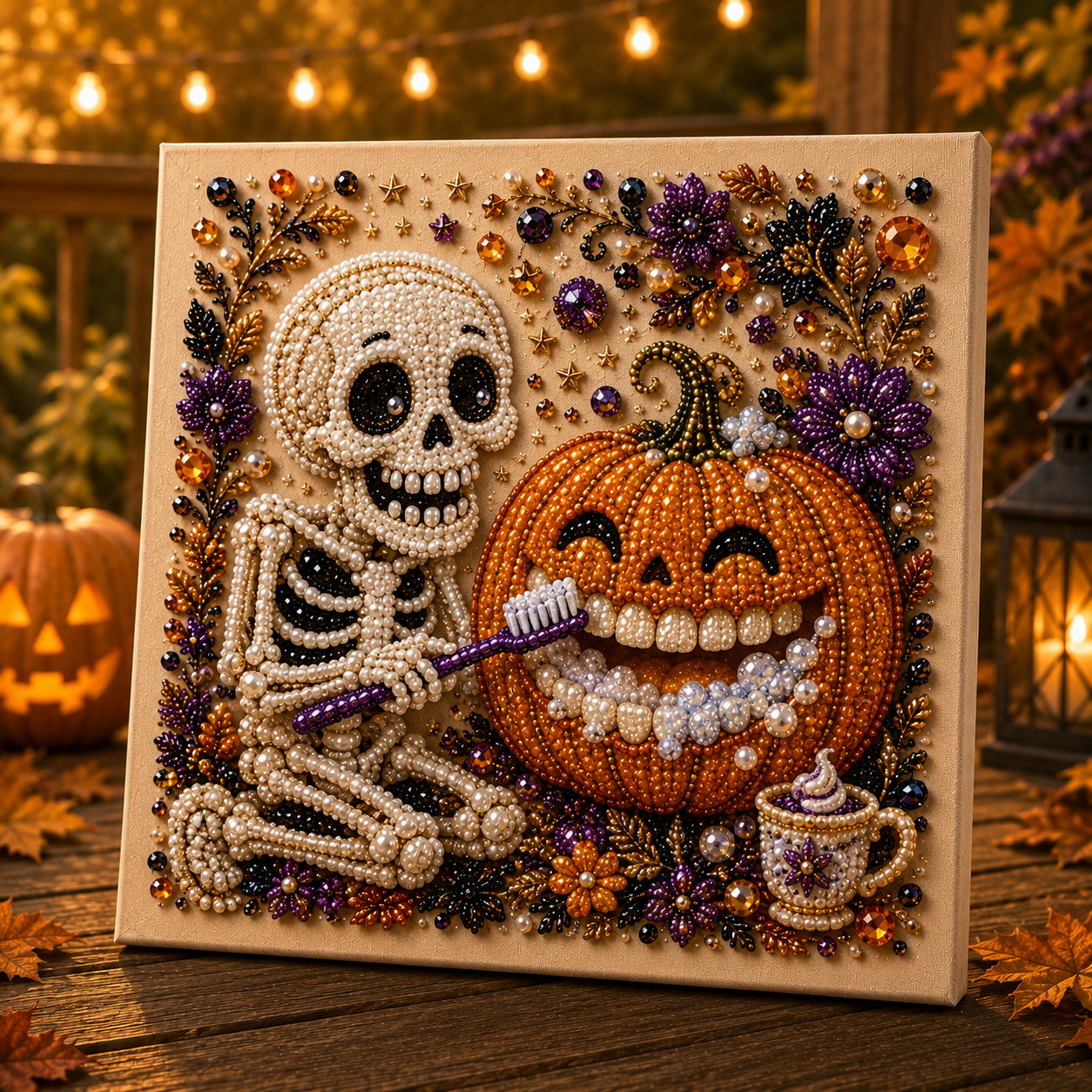 🎃 Absurd Halloween Moments Pearl Art Kit
