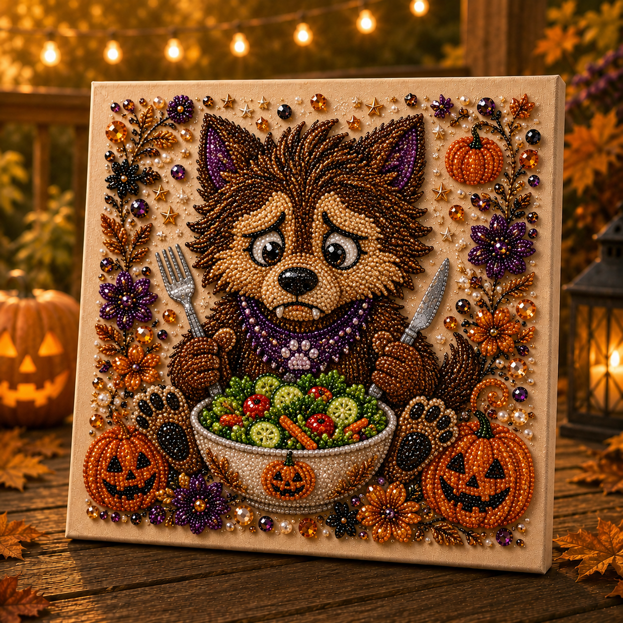 🎃 Absurd Halloween Moments Pearl Art Kit