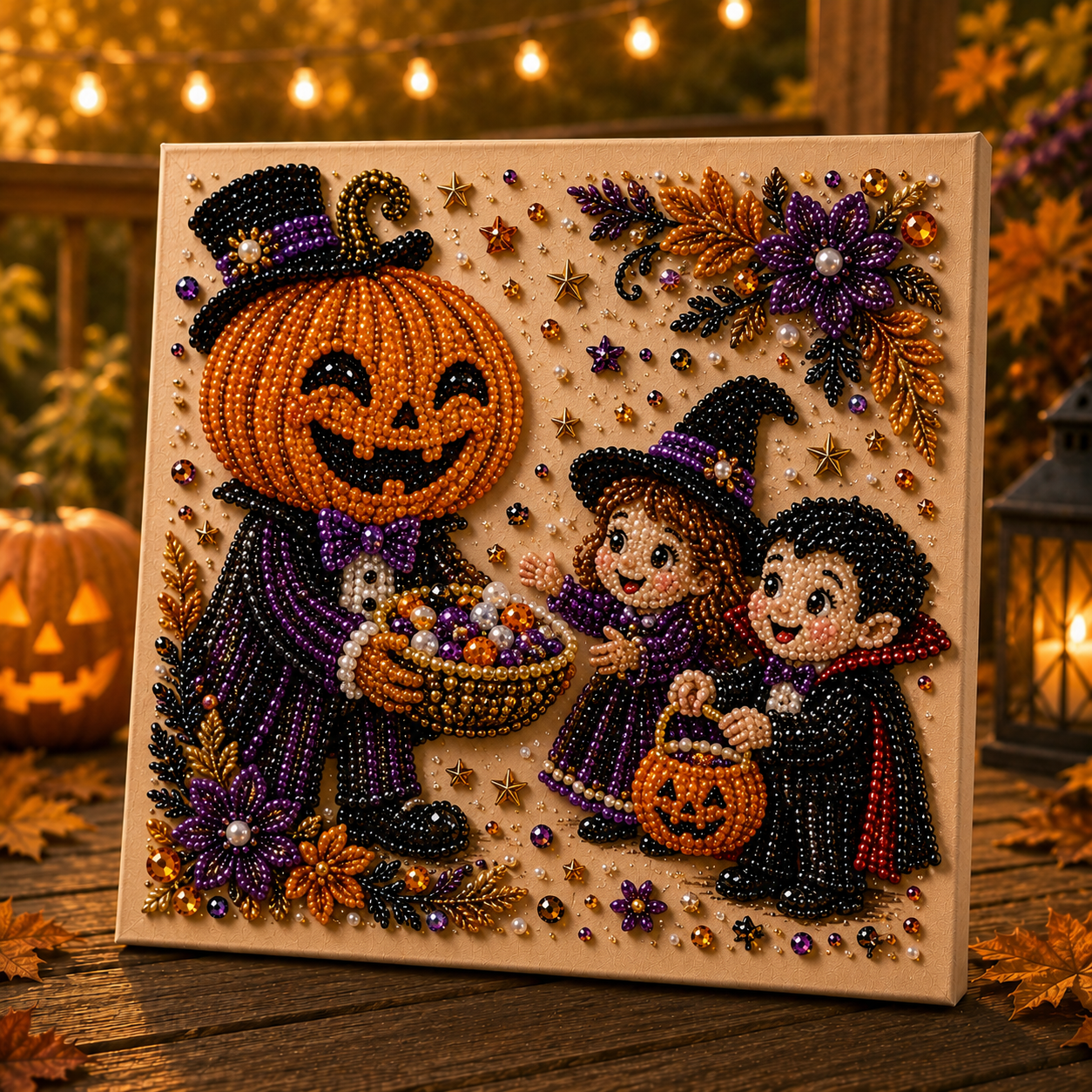 🎃 Absurd Halloween Moments Pearl Art Kit
