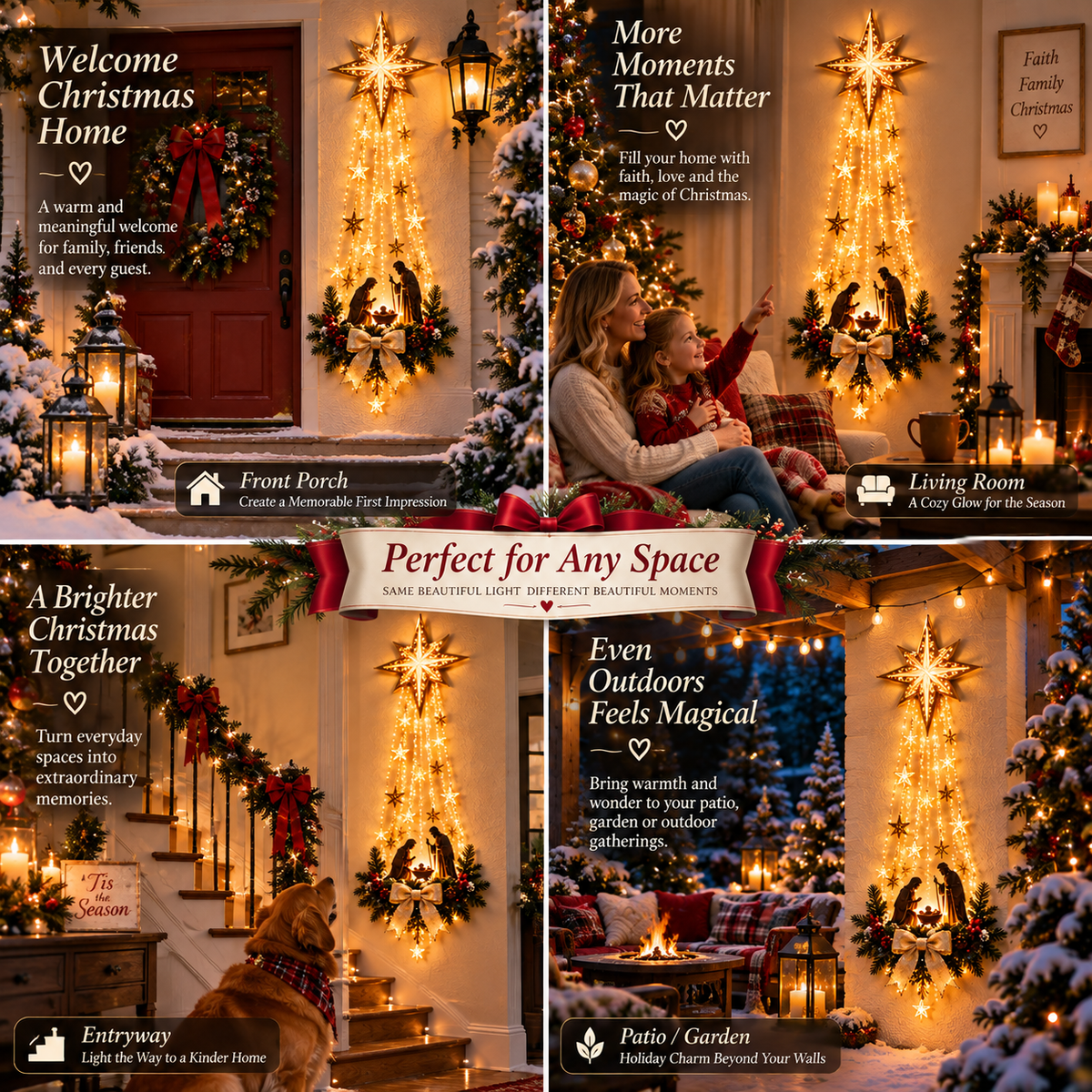 ✨Special Offer✨ Christmas Holiday Wall Decor | Markedke