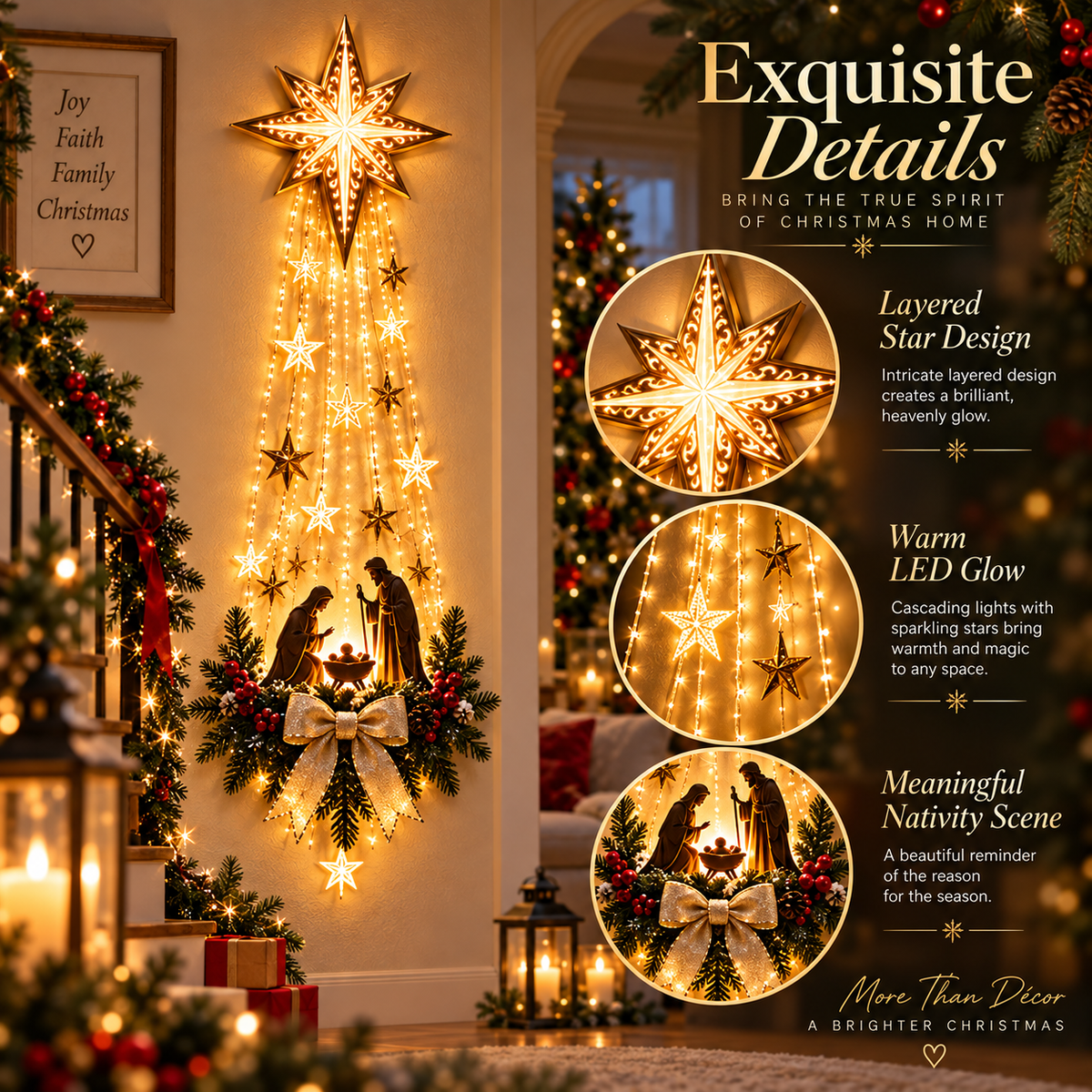 ✨Special Offer✨ Christmas Holiday Wall Decor | Markedke
