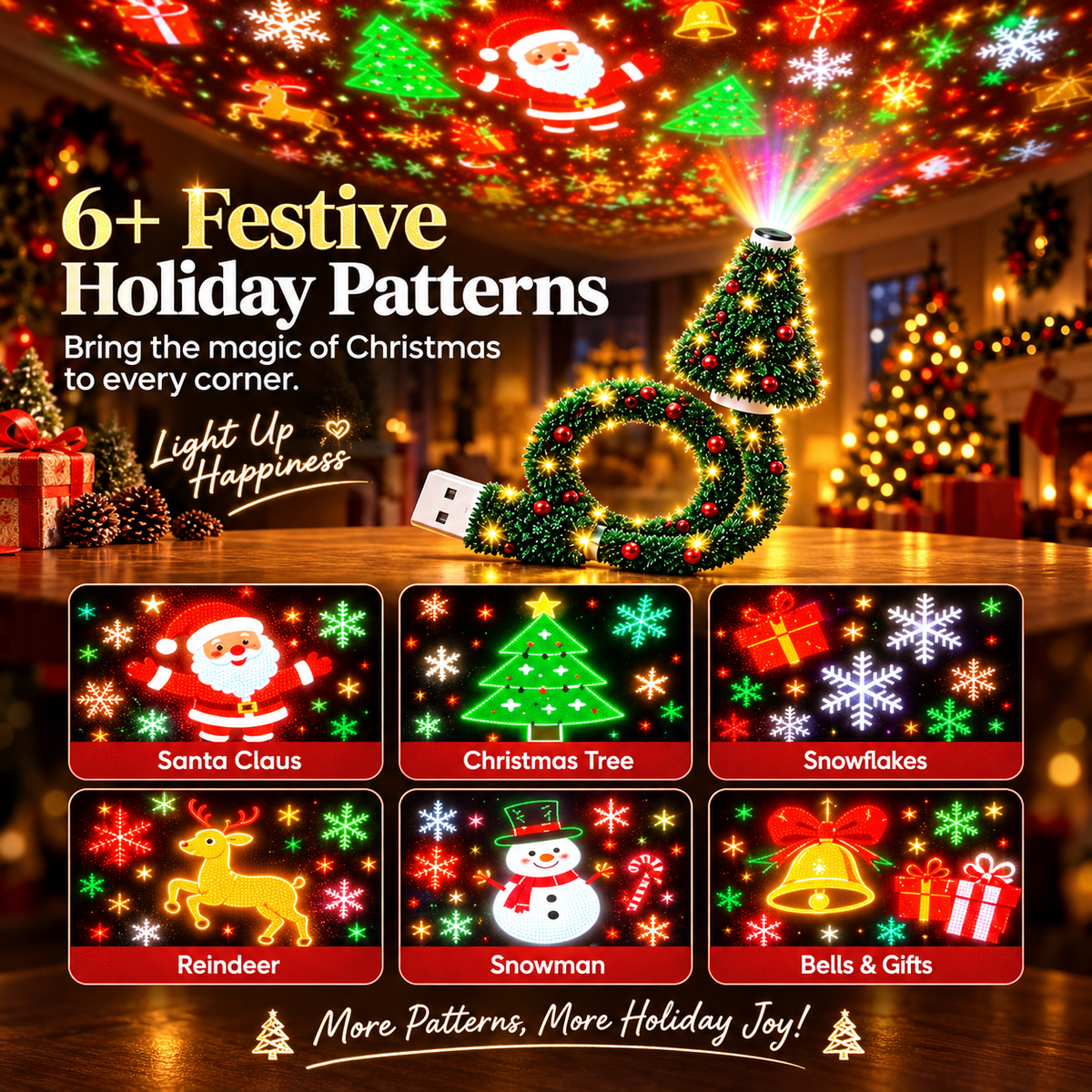 ChristmasGlow™ Projector Light
