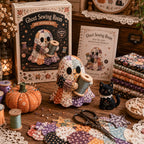 👻 Little Ghost’s Cozy Halloween DIY Patchwork Kit