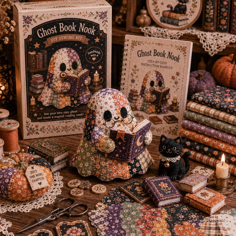 👻 Little Ghost’s Cozy Halloween DIY Patchwork Kit