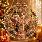 🎄 Christmas Diamond Art Hanging Ornament Kit – Sparkling DIY Holiday Decor & Meaningful Handmade Gift