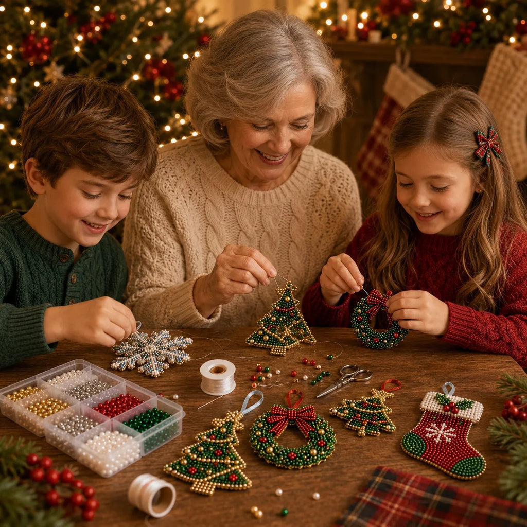 Everything You Need to Make Christmas Magic. ✨-Christmas Beaded Ornaments DIY Kit