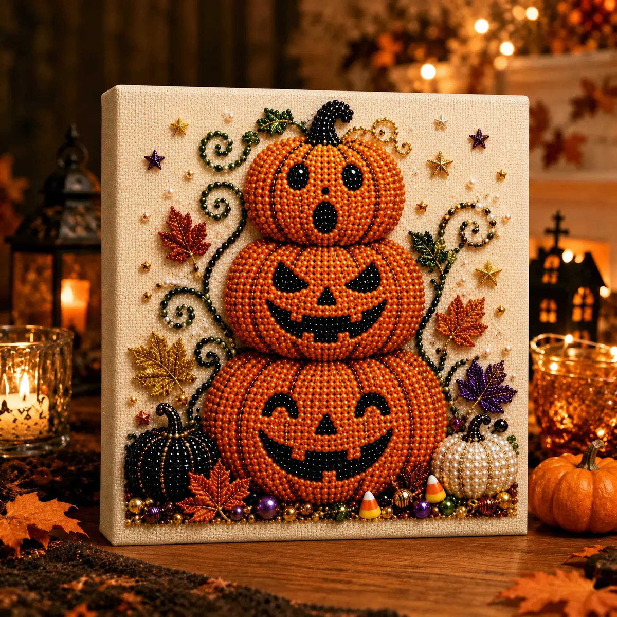 🎃 Halloween Pearl Painting Kit – Spooky Sparkle DIY Craft