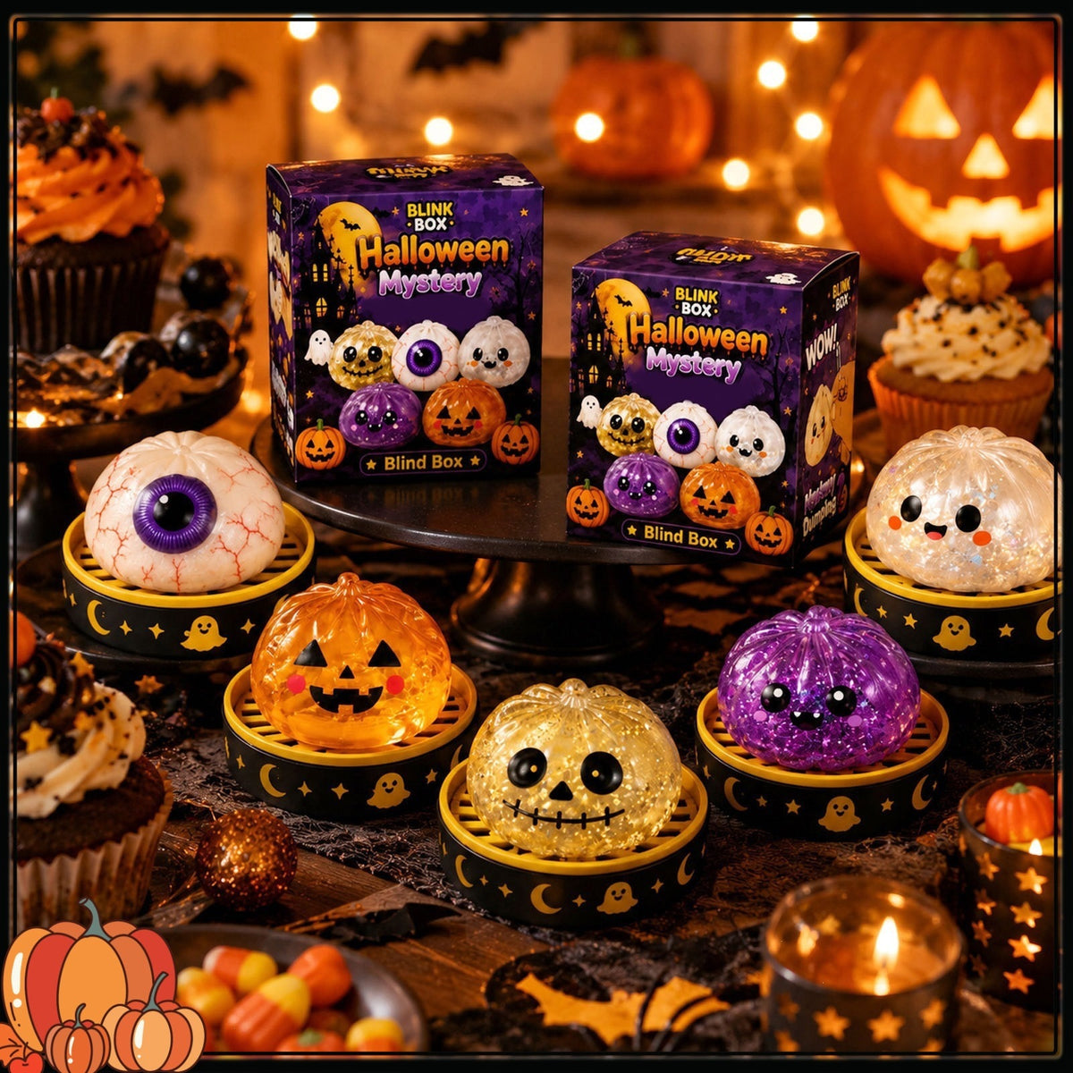 🎃 Halloween Squeeze Toys – Spooky Squishy Stress Relief Toys 👻