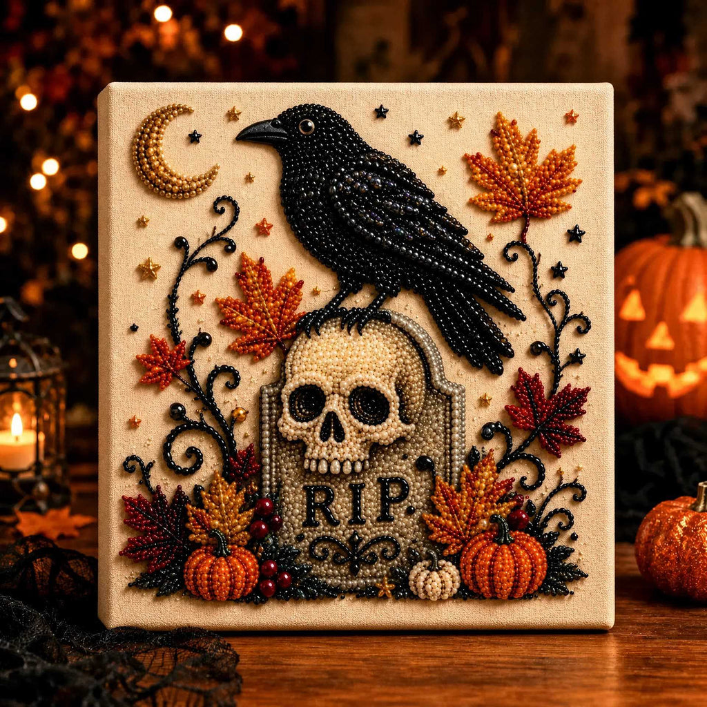 🎃 Halloween Pearl Painting Kit – Spooky Sparkle DIY Craft