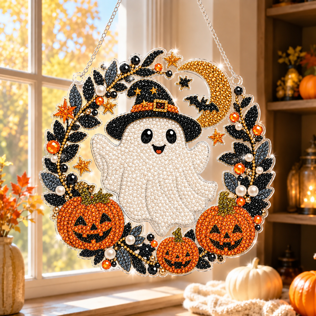👻✨ DIY Spooky Hanging Ornament Kit | Cute Handmade Decor for Holidays, Parties & Home Displays