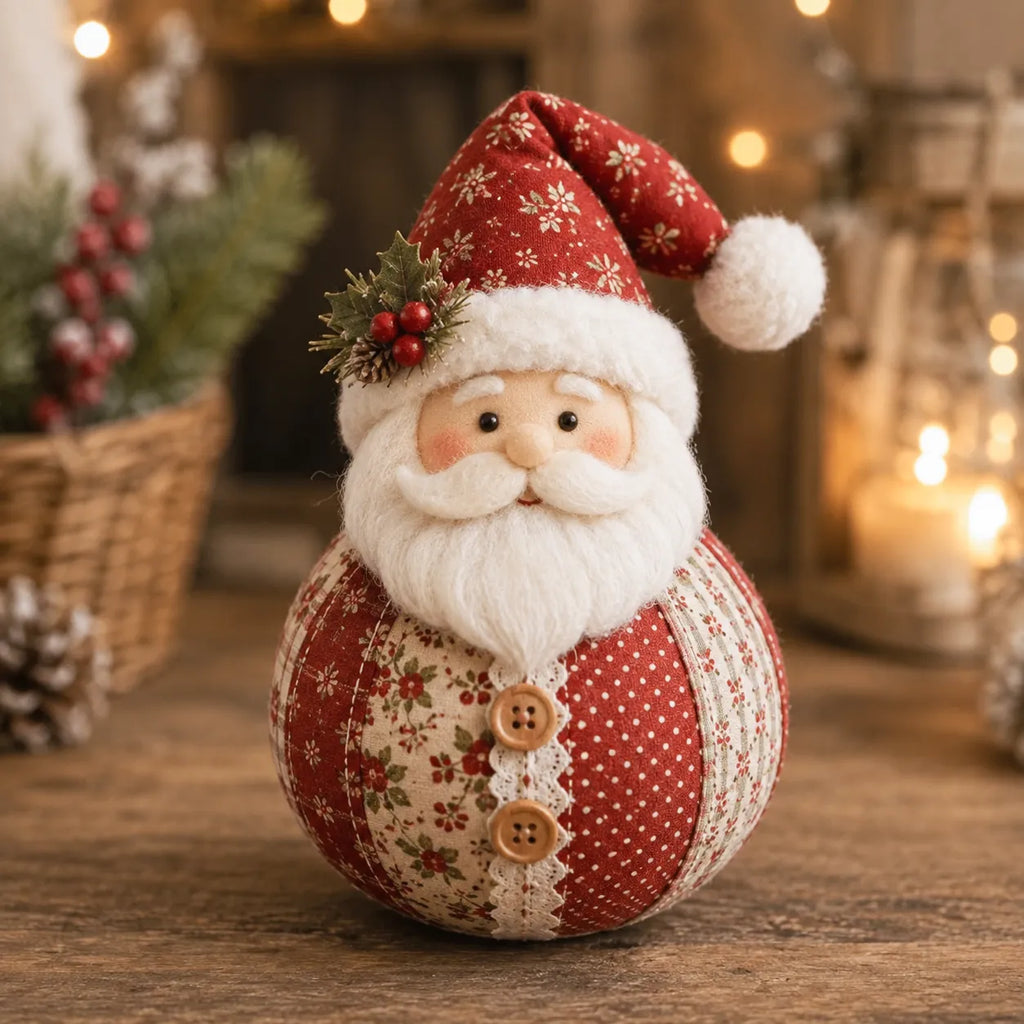 DIY Patchwork Fabric Character Doll Kit - 🎅 Santa Claus