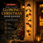 🔥 Special offer – 49% OFF 🎄 MerryCascade™ Glowing Christmas Door Hanger | 6 Designs ✨