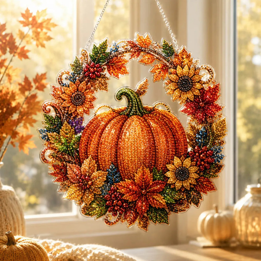 🎃Halloween Witch Friendship Diamond Art Suncatcher Sparkling Window Decor Gift✨🎃✨✨