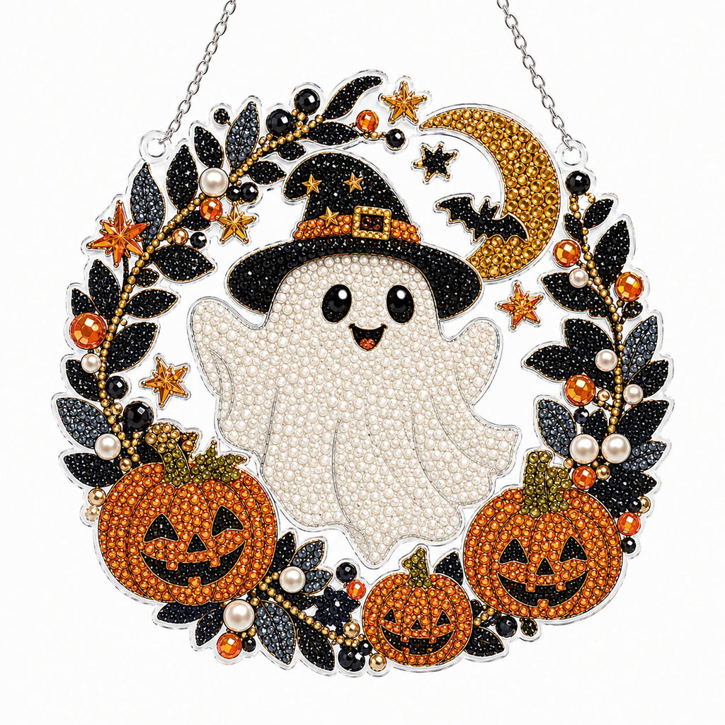 🔥LAST DAY 50% OFF - 👻✨ DIY Spooky Hanging Ornament Kit | Cute Handmade Decor for Holidays, Parties & Home Displays