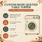 🎅 Santa Claus Christmas Quilted Table Topper – Festive Holiday Table Decor