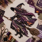 🎃 Halloween Patchwork Scrap Fabric DIY Kit