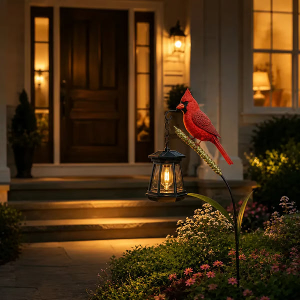 🐦 Bring Your Garden To Life With A Charming Solar Cardinal Light
