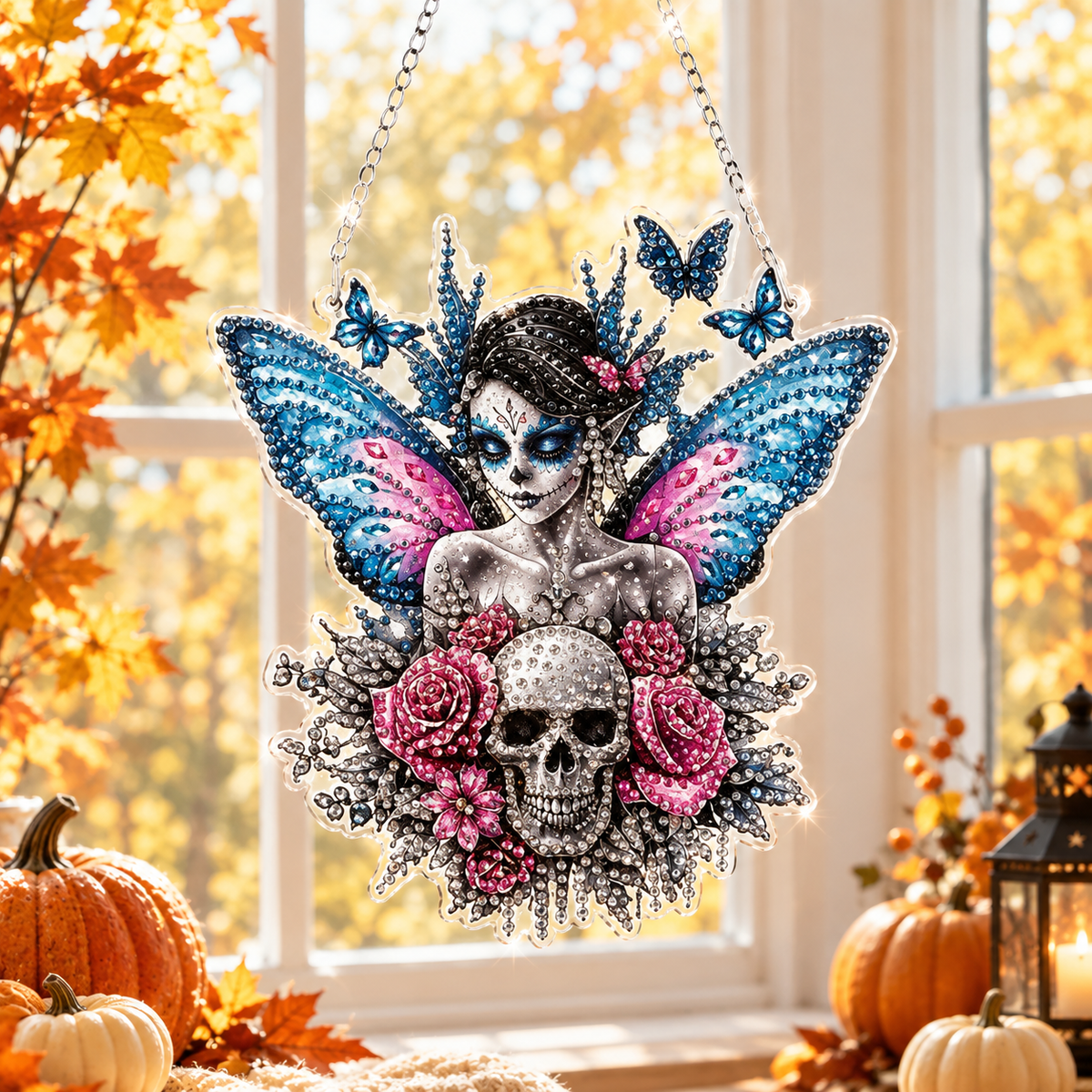 🎃 Halloween Sparkle Diamond Art Hanging Ornaments