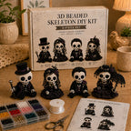 💀 3D Beaded Skeleton DIY Kit – Create Your Own Spooky Cute Halloween Decor