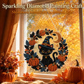 👻✨ 🎃 DIY Spooky Hanging Ornament Kit | Sparkling Halloween Diamond Art Decoration For Fall Home Decor